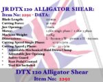 DTX120 Light Duty Alligator Shear