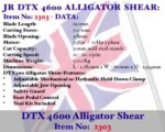 DTX120 Light Duty Alligator Shear