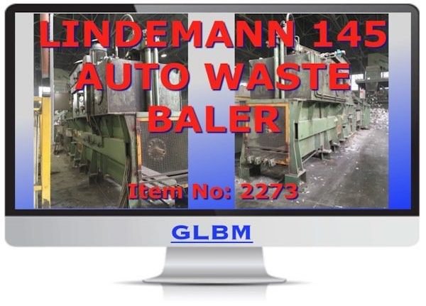 Z Lindemann 145 Bimax Automatic Waste Baler