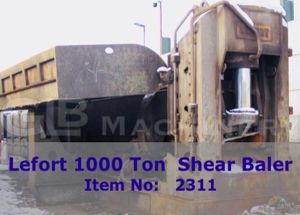 Z LEFORT 1000T SHEAR BALER