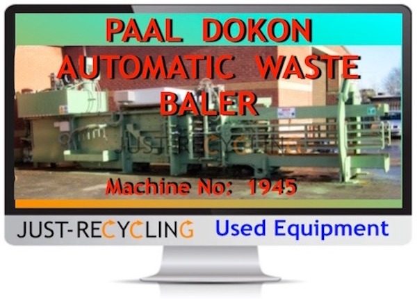 Z PAAL DOKON AUTOMATIC WASTE BALER