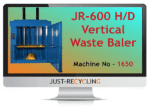 600X Heavy Duty Vertical Waste Baler