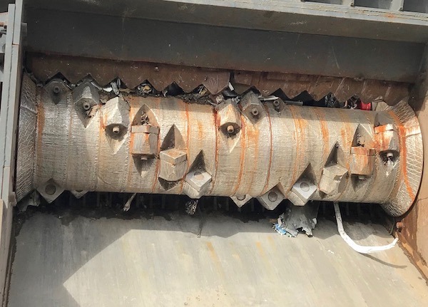 X SOLD Diesel Drive Scrap Metal Shredder