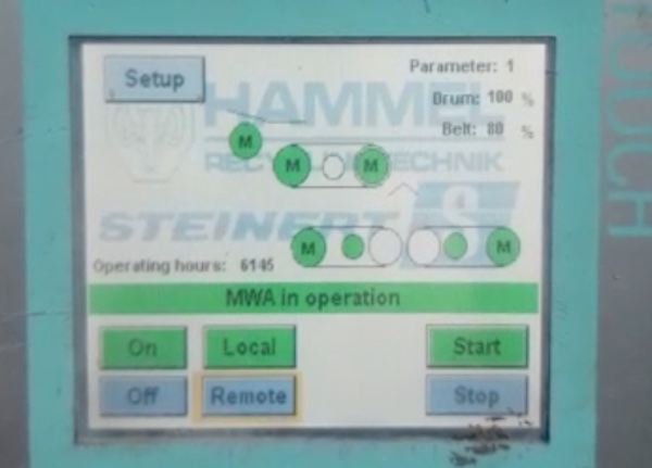 X SOLD Hammel MWA1000E With Steinert Eddy Current