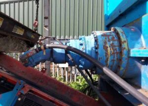 X SOLD Used Twin Shaft Tyre Shredder X SOLD Used Twin Shaft Tyre Shredder