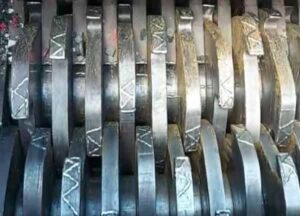 X SOLD Used Twin Shaft Tyre Shredder X SOLD Used Twin Shaft Tyre Shredder