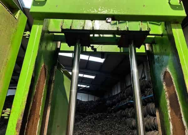 SOLD Used LSM V85 Tyre Baler