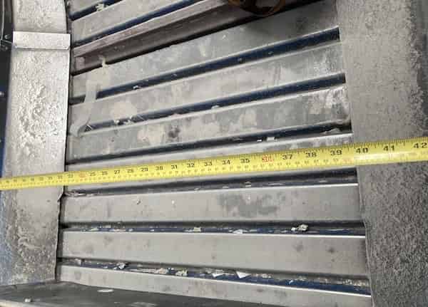 SOLD Swan Neck Steel Slat Conveyor