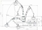 SOLD - Idromec PN2700 Baler With Crane