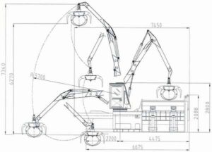 SOLD - Idromec PN2700 Baler With Crane