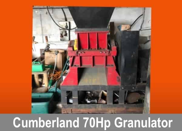 Used Cumberland 70Hp Granulator