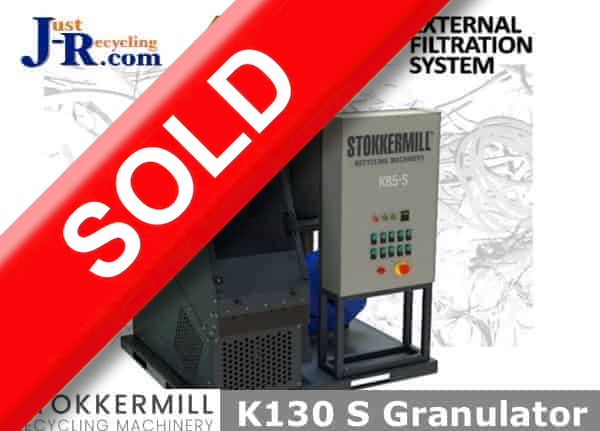 SOLD Used Stokkermill K130 Cable Granulator