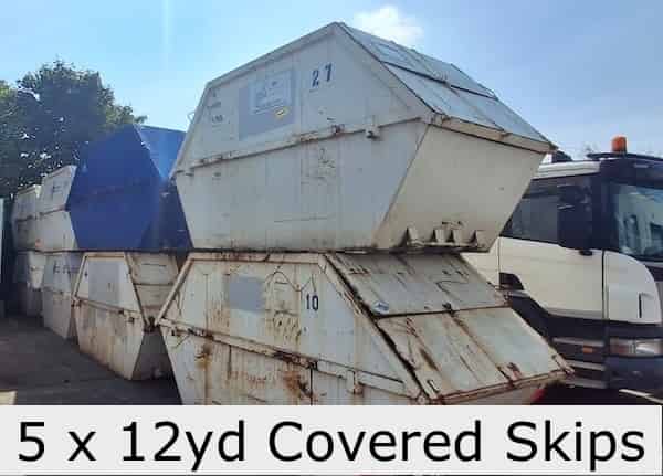 SOLD Used 12yd Covered Skips SOLD Used 12yd Covered Skips