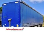 SOLD Used Montracon Curtain Side Trailer