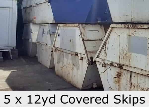 SOLD Used 12yd Covered Skips SOLD Used 12yd Covered Skips