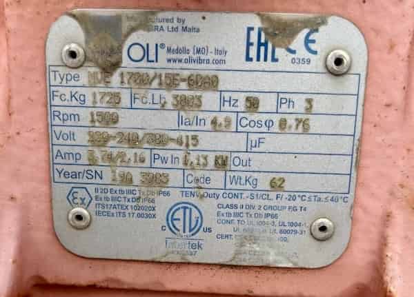 Used Vibrating Separation Screen