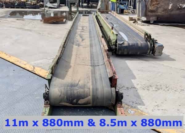 11m - 8.5m Long Used Conveyors