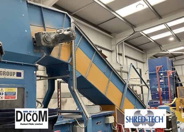 Used Confidential Shred Bale Plant