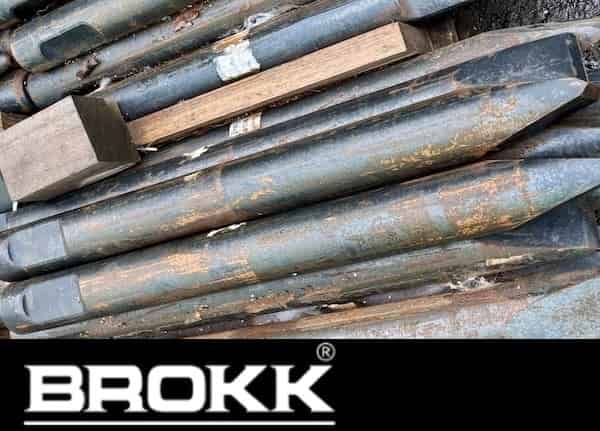 Brokk Hydraulic Hammer Chissels