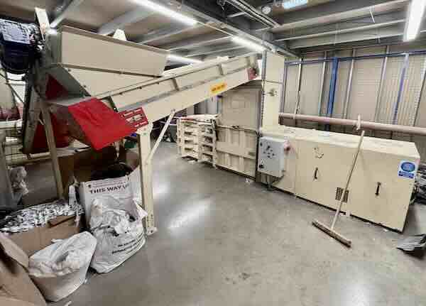 Used Paper Shred And Bale Plant
