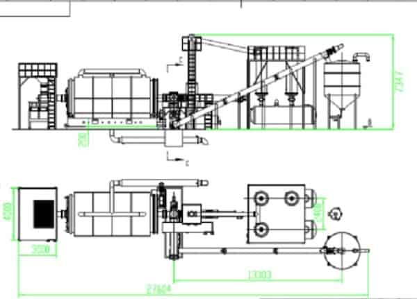 Tyre Recycling Pyrolysis Plant