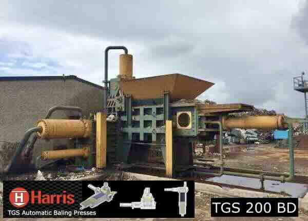 Used Harris TGS 200 BD Automatic Baler Used Harris TGS 200 BD Automatic Baler