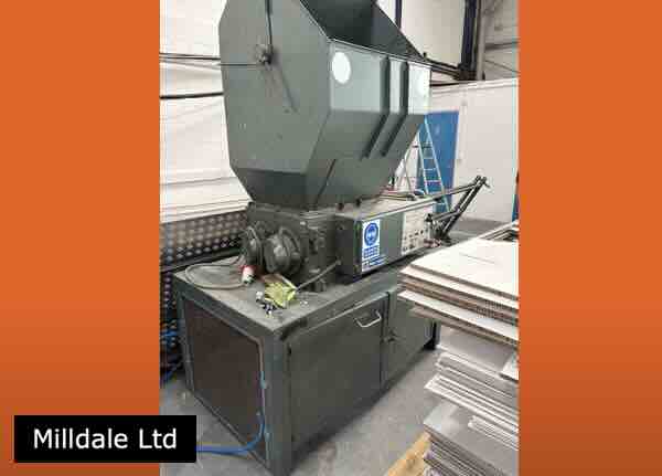 Used Milldale Twin Shaft Waste Shredder Used Milldale Twin Shaft Waste Shredder